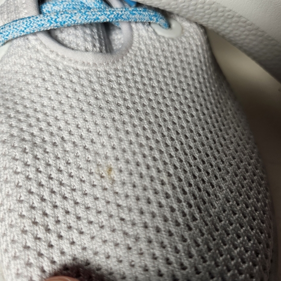 Allbirds Mens Tree Runner White & Blue Sneakers Just Water Collaboration - Picture 15 of 15